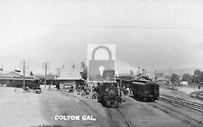 Railroad Train Station Depot Colton California CA Reprint Postcard picture