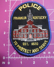 Vintage Kentucky-Franklin Police picture