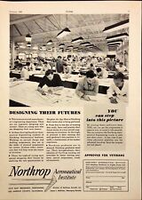 1949 Northrop Aeronautical Institute Designing Aircraft Jobs Vintage Print Ad picture
