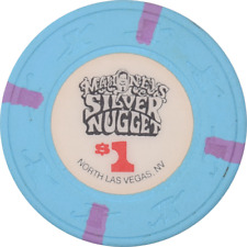 Mahoney's Silver Nugget Casino N. Las Vegas Nevada $1 Chip 1989 picture