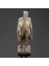 Vintage silumin Figure of Vladimir Lenin Sculpture Sculptor Sychev 1975 picture