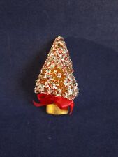 Darling Vintage Bottle Brush Christmas Tree Pin picture