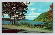 Camden Maine Lake Megunticook Bathing Beach Scenic Chrome UNP Postcard picture