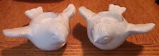 Pair of Off White / Light Gray Vietri Ceramic Votive Candle Holders picture
