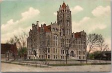 c1910s TOPEKA Kansas Postcard SHAWNEE COUNTY COURT HOUSE Building View / Unused picture