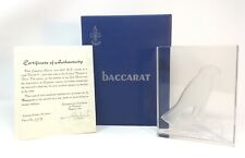 Baccarat Crystal Egyptian Falcon Louvre Museum Art Reproduction Mint in Box COA picture