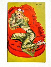 Vintage 1940-50's Pinup Girl Postcard- MissTake picture