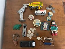 Vintage Lot of Multiple Estates Junk Drawer Lot Baseball Cars Key Chains Coins + picture