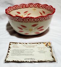 Temptations by Tara  Old World Red & Yellow 1.5 Qt 8