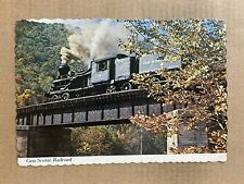 Postcard West Virginia WV Cass Scenic Railroad Train Bald Knob Vintage PC picture