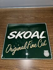 Skoal Original Fine Cut Embossed Sign, Perfect Man Cave Sign, 14 3/8