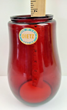 Vintage DIETZ Ruby Red Lantern Globe only picture