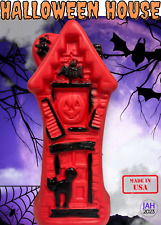 ON SALE JAH Blow Mold Halloween House New Made in USA Christmas Decoration picture