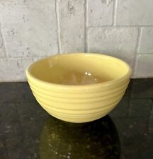 Vintage McCoy USA Yellow Mixing Bowl Ribbed Beehive Ringware Stoneware 5” picture