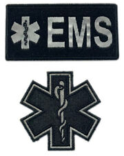 Reflective EMT EMS Paramedic Medic Patch [2PC Bundle - Hook Fastener- RE5,6] picture