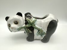 Vintage Ceramic Panda Garden Planter picture