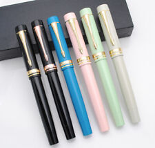 Jinhao 15S Metal Fountain Pen with Golden Arrow Clip M Nib 0.7mm Ink Pen picture