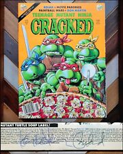 Vintage CRACKED #255 (1990) Signed EASTMAN & LAIRD TMNT / SEVERIN Ninja Turtles picture