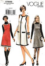 Vogue Pattern V7899, c2004, Misses Jumper & Dress, Size 6-8-10, FF picture