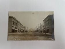 1908 RPPC Lodi, CA W. Pine St Showing Lodi Gateway.  Horse Cart with Ice. picture