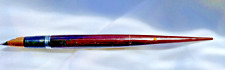 14 K Gold Vintage SHEAFFER Brown / Red Fountain Pen Clearly Marked 14K. picture