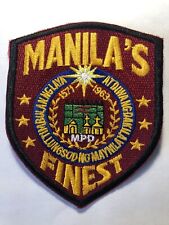Manila’s Finest Police Patch ~ Philippines  picture