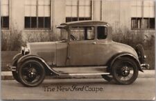 Vintage 1920s FORD MODEL A Advertising RPPC Photo Postcard 