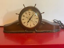 Vintage Warren Telechron 1934 mantel Ship Bell Mantel  Clock Not Working picture