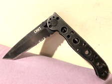 CRKT M16-10KS Back Combo Tanto Blade Frame Lock Folding Pocket Knife~~Good Cond picture