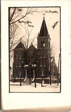 Real Photo Postcard First Lutheran Church in Worthington, Minnesota picture