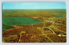 Postcard Minnesota Hackensack MN Aerial Landscape 1960s Unposted Chrome picture