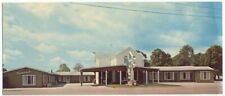 Cheboygan MI Monarch Motel Panoramic Postcard Michigan picture