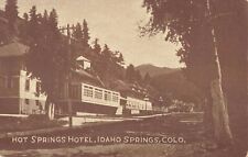 Hot Springs Hotel Idaho Springs Colorado CO c1910 Postcard picture