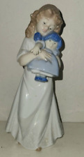 Vintage NAO by Lladro 1992  We’re Sleepy Girl with Her Doll Figure Retired #1107 picture
