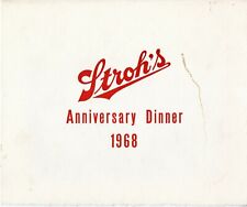 Stroh's original historic photos & Letters 1968-1972, Anniversary Dinner picture