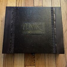 ANIKI RAW & ELEGANT WOODEN BOX Dark Brown Decorated Box picture