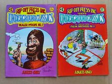 Underground Classics 1 2 FN/VF Lot Fabulous Furry Freak Brothers 1985 1st Print picture