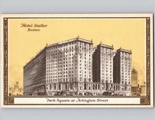 c1930 Hotel Statler Park Square Arlington St Boston Massachusetts MA Postcard picture