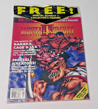 1993 MORTAL KOMBAT II MAGAZINE #1 SEALED WITH POSTER picture
