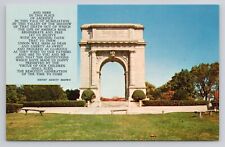National Memorial Arch Valley Forge, Pa Postcard 2988 picture