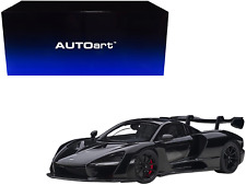 Mclaren Senna Stealth Cosmos Black with Carbon Accents 1/18 Model Car picture