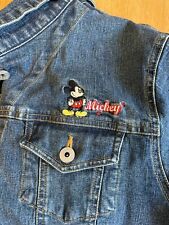 Rare Vintage Disney Jean Jacket Size Extra Large Mickey Mouse The Original Crew picture