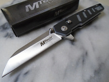 Mtech Ball Bearing Open Wharncliffe Pocket Knife Axis Lock Folder MT-1193BGY New picture