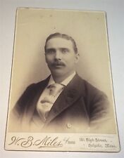 Rare Antique Victorian American ID'd Politician John Sheehan Cabinet Photo US picture