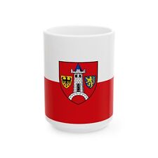 Flag of Schwabach Germany - White Coffee Mug picture