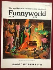 FUNNYWORLD #16 fanzine (1974) Special Carl Barks issue VG+/FINE- picture