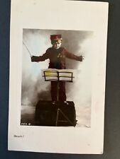 ` Postcard Little Boy Orchestra Conductor ~ RPPC picture