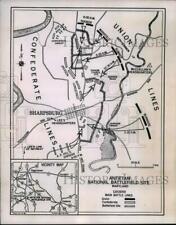 1973 Press Photo Antietam map - cva97897 picture