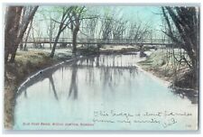 1908 View Of Blue River Bridge McCool Junction Nebraska NE Antique Postcard picture