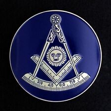 Masonic Past Master Car Auto Emblem (Dark Blue) PMA-2 picture